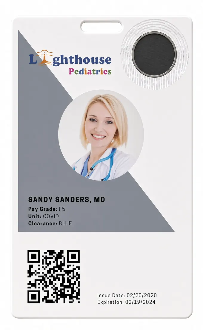 Lighthouse Pediatrics S-Badge, Sandy Sanders MD