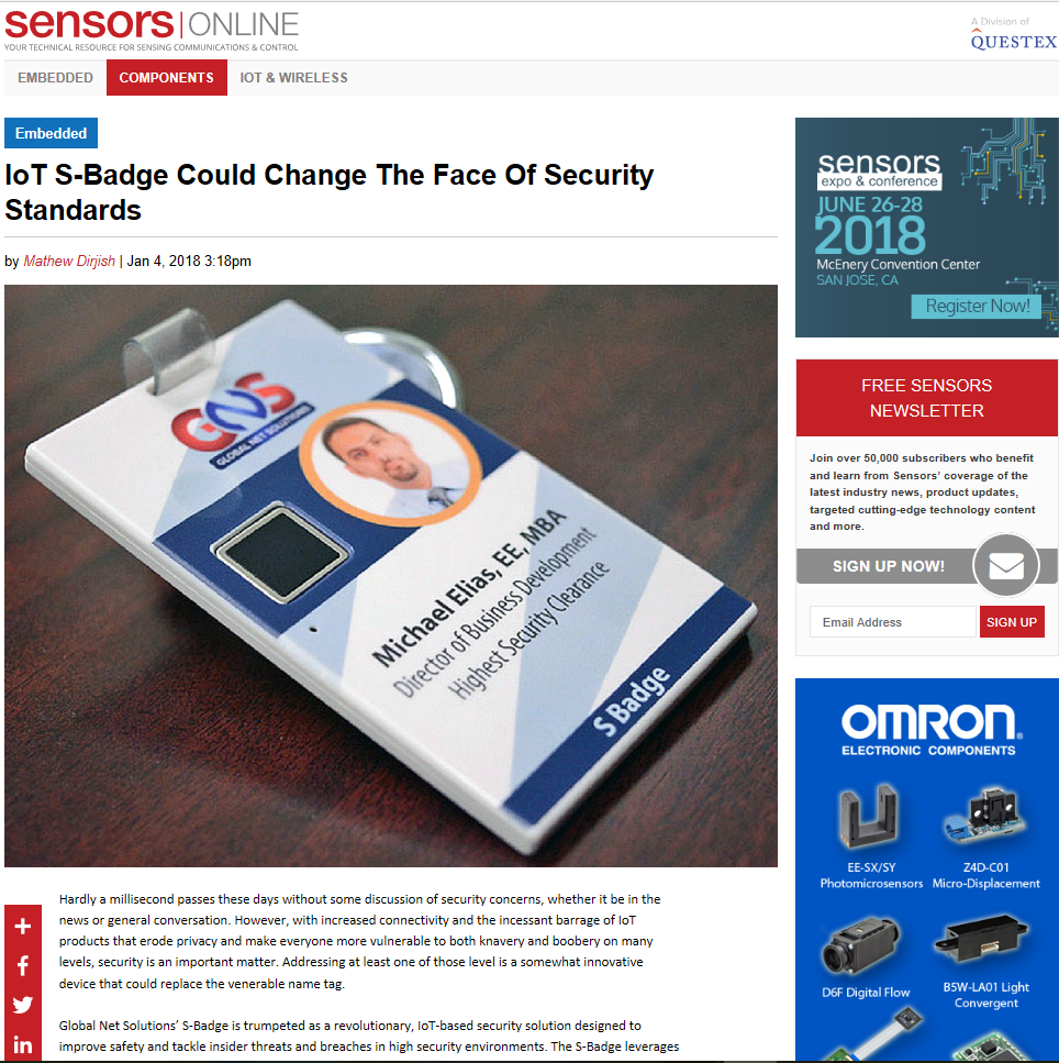 IoT S-Badge Could Change The Face Of Security Standards
